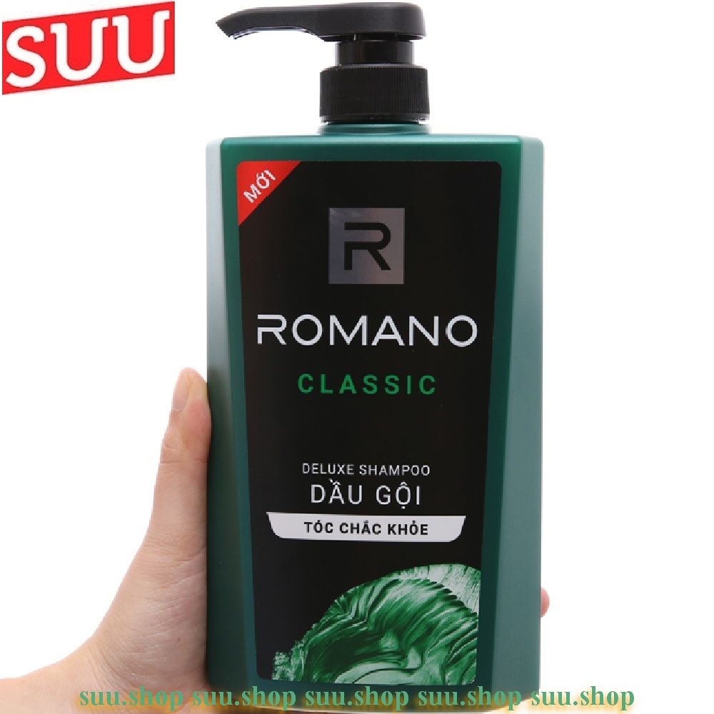 Dầu Gội 650g Cao Cấp Cho Nam Romano Classic