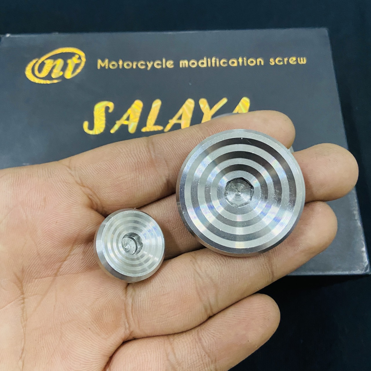 [ĐƠN GIẢN SÁNG BÓNG] Bộ ốc mâm lửa, ốc mâm đề XE MÁY INOX 304 gắn các loại xe WAVE, DREAM và các xe HONDA