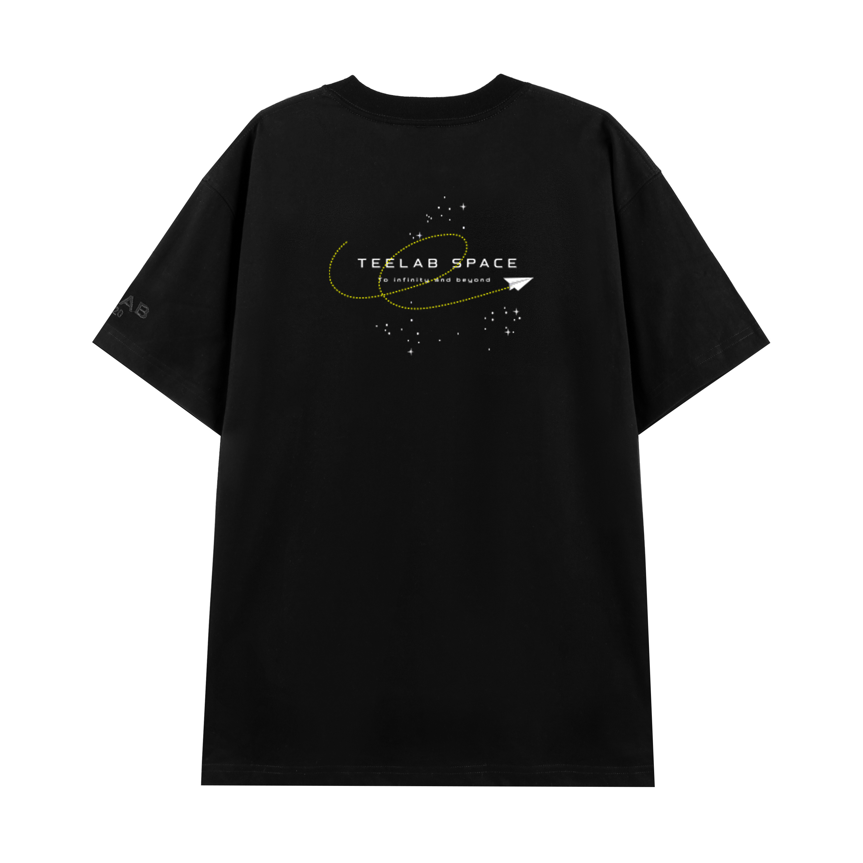 Áo Thun Teelab Local Brand Unisex Space Program: to Infinity and Beyond / Đen TS141