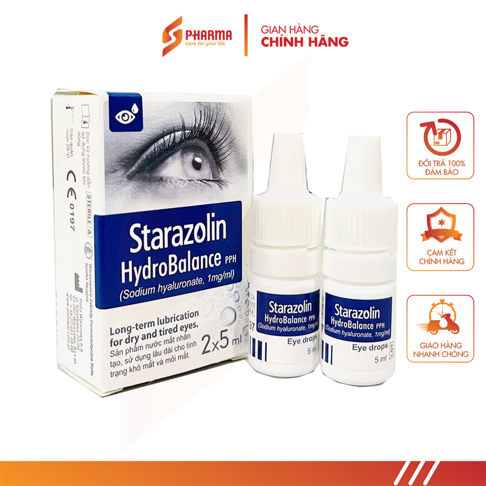 Dung dịch nhỏ mắt StaraZolin - Chính hãng