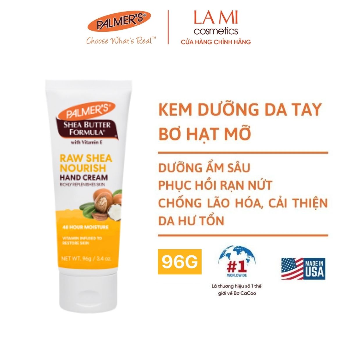 COMBO X2 Kem dưỡng da tay hương tùy chọn Palmer's 96g