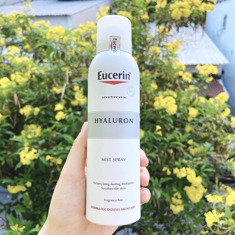 Xịt dưỡng ẩm cho da nhạy cảm Eucerin Hyaluron Mist Spray 150ml