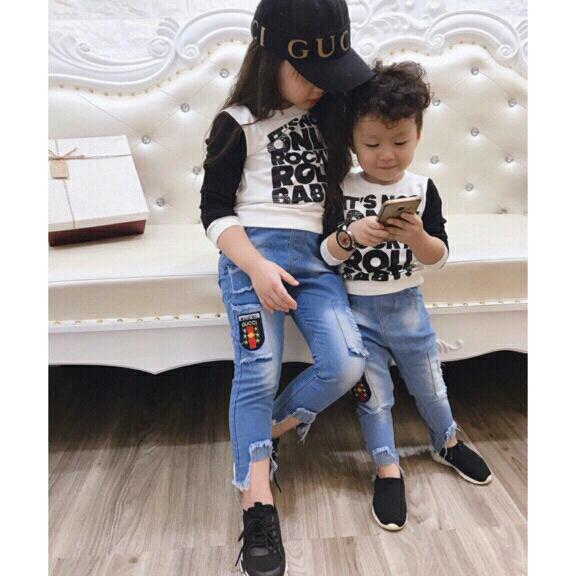 quần jean cho bé trai bé gái