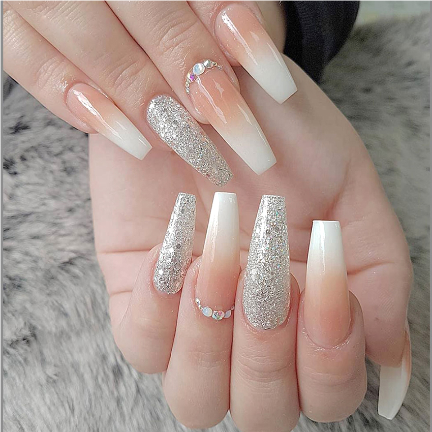 Móng nối Mỹ loại mới 550 móng đủ size - Móng tip form đẹp rất dẻo và bền