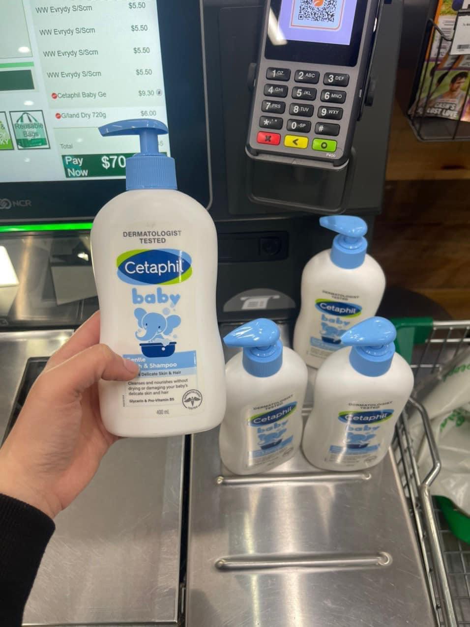 Sữa tắm Cetaphil baby cho bé 400ml .