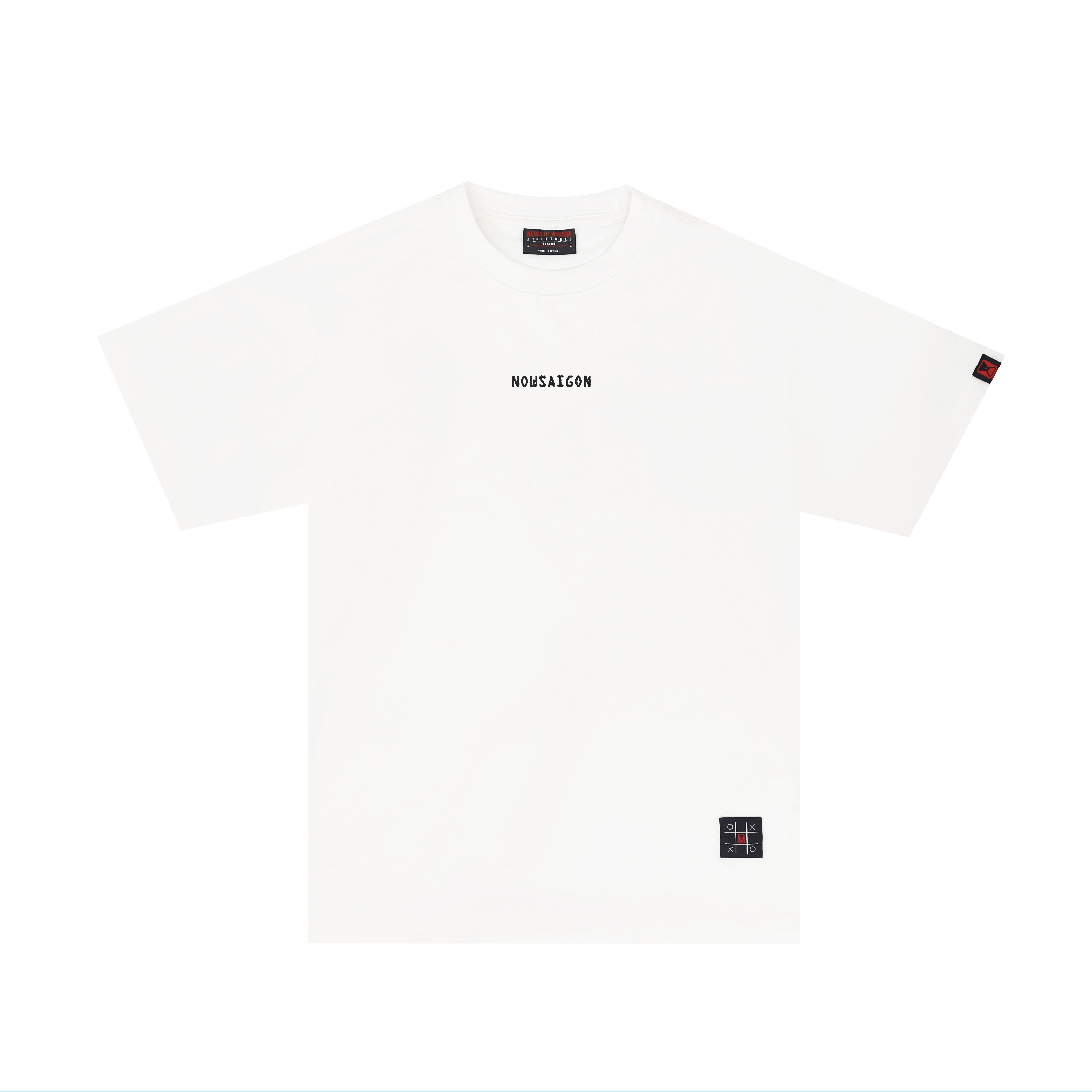 Áo Thun NEEDS OF WISDOM Mini Embroidered Nowsaigon Tee