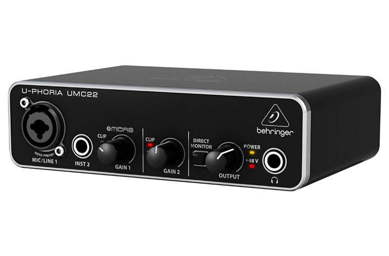 Sound Card  thu âm Behringer U-PHORIA UMC22 USB