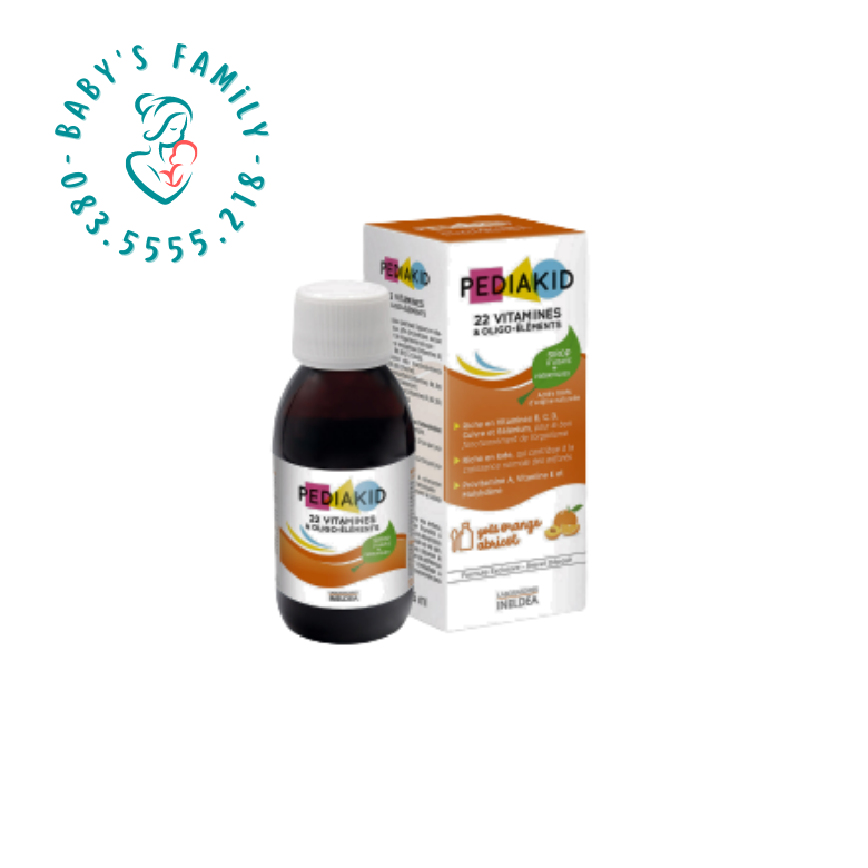 Pediakid nội địa pháp đủ loại cho bé từ 6 tháng - chai 125ml