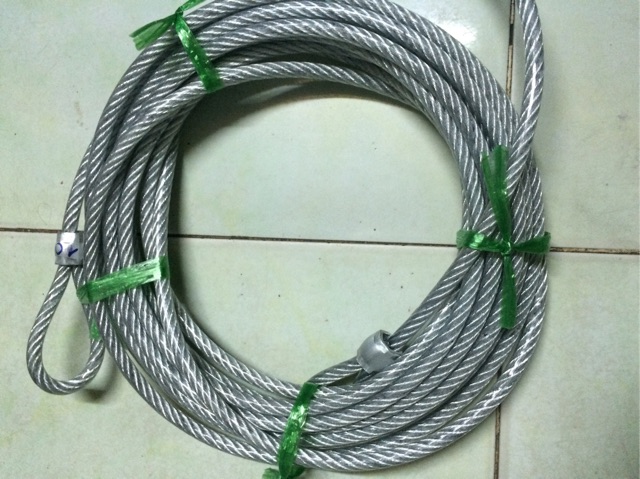Dây Cáp Khoá Xe Chống Cắt Dài 8M, 10M ( Phi 10 ) ( Có Hình, Clip Thật )
