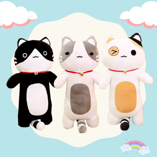 [HCM]Gấu Bông Bộ Ba Mèo Siêu Dễ Thương Size 80cm ( 3 Mẫu )