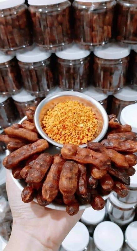 ME LÀO CHẤM MUỐI TÔM SIÊU NGON HỦ 500 GRAM