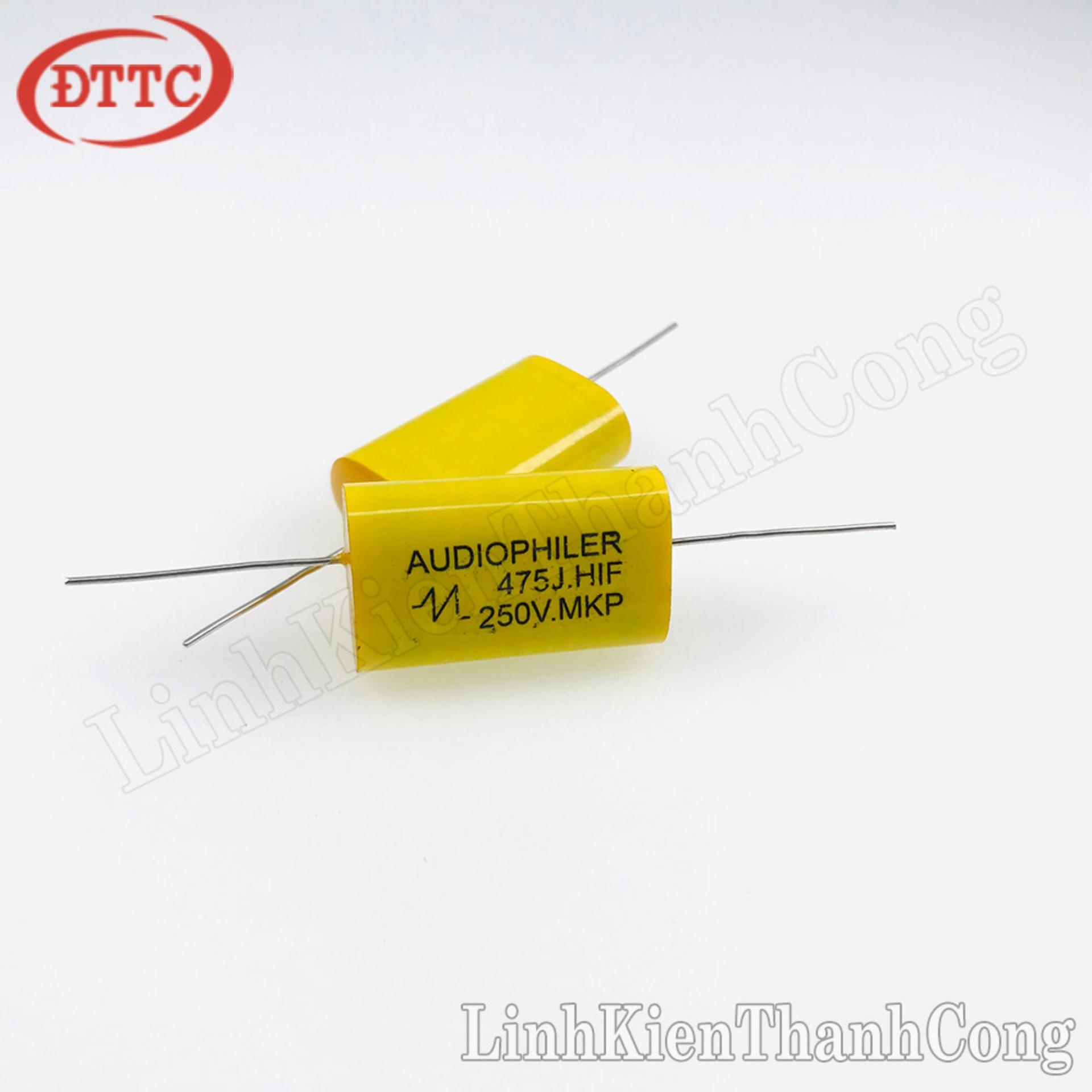 AUDIOPHILER  4.7uF 250V 475J Màu Vàng