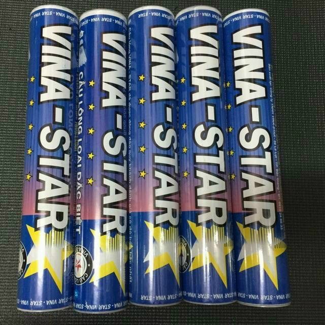Qủa cầu lông VINA - STAR(SỐ LƯỢNG 1 ỐNG 12 QUẢ )