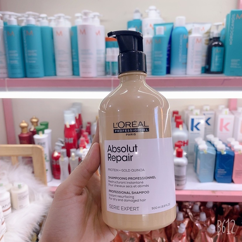 Dầu Gội Loreal Absolute Repair Lipidium 1500ml