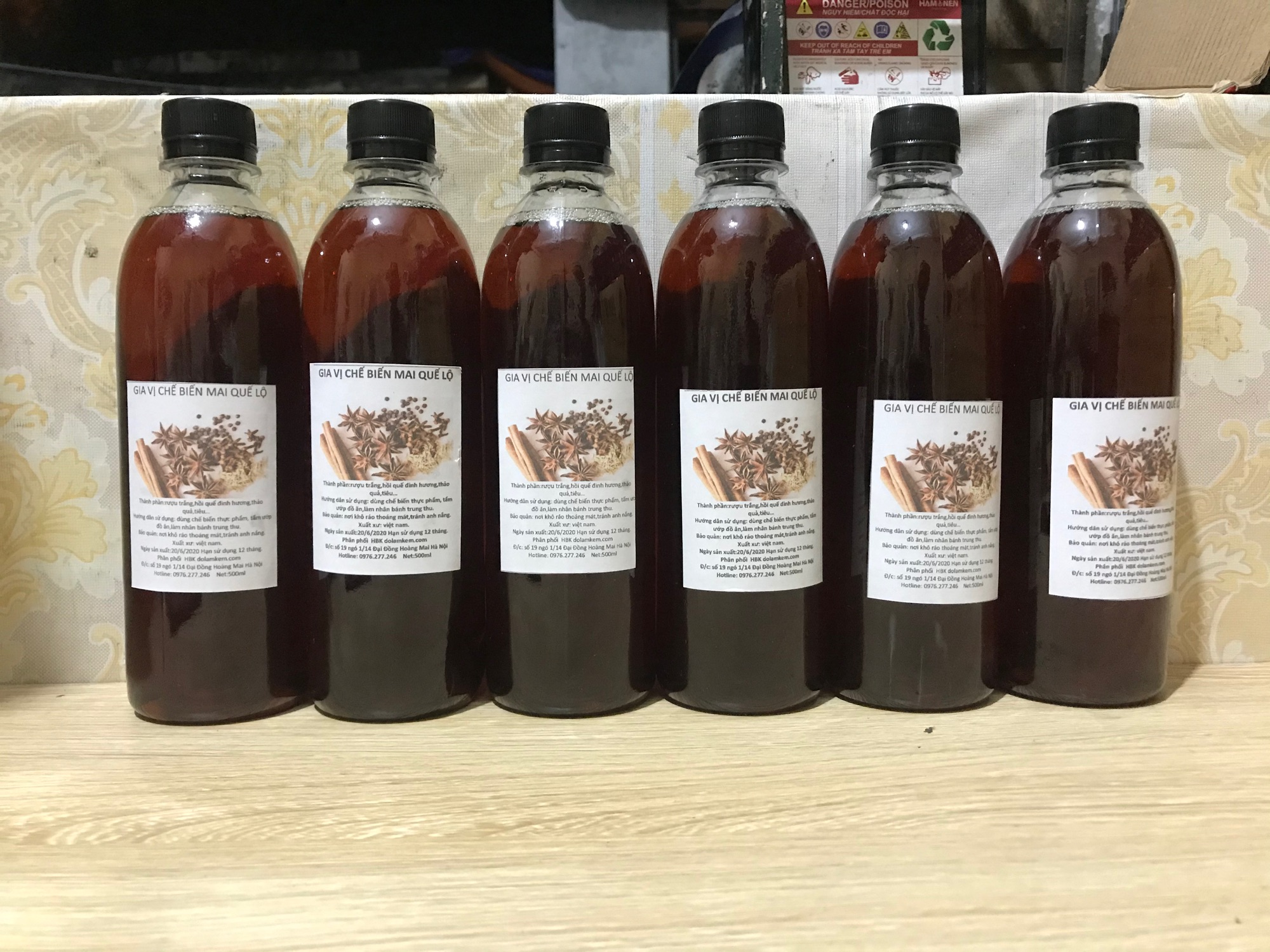 Gia vị mai quế lộ chai 500ml