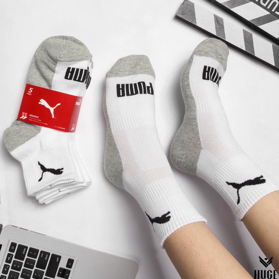 💥💥 SET 5 ĐÔI TẤT PUMA NAM CỔ CAO HÀNG SIÊU CẤP 💥💥