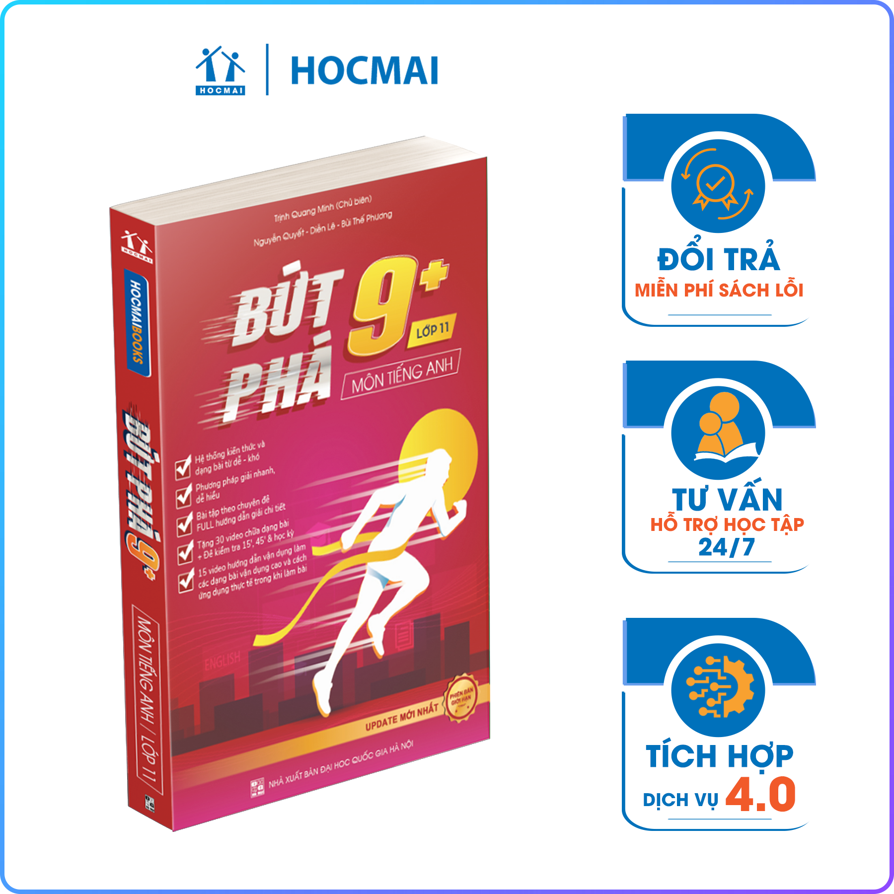 Sách Bứt phá 9+ môn Tiếng Anh – Lớp 11 (Theo chương trình cũ)