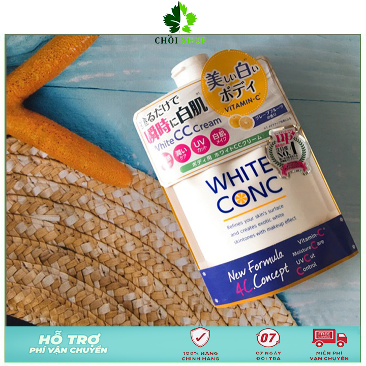 Sữa Dưỡng Thể Trắng Da White ConC White CC Cream 200g