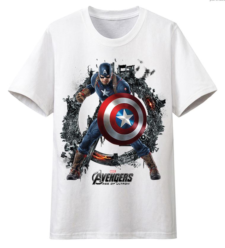 [HCM]Áo thun CAPTAIN AMERICAN Đội Trưởng Mỹ cực chất - Áo Avenger Marvel Captain American Tshirt ( HÌNH .T.H.Ậ.T.)