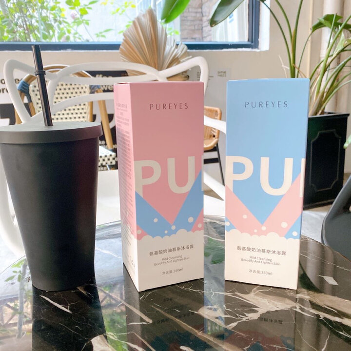 Sữa tắm dạng bọt Pureyes dưỡng trắng da (PE69)