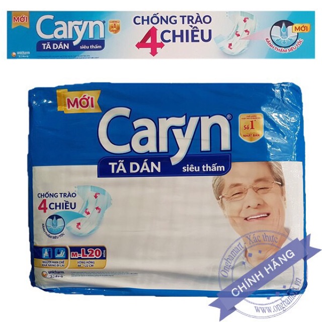 Tã Dán Siêu Thấm Caryn Gói ML20