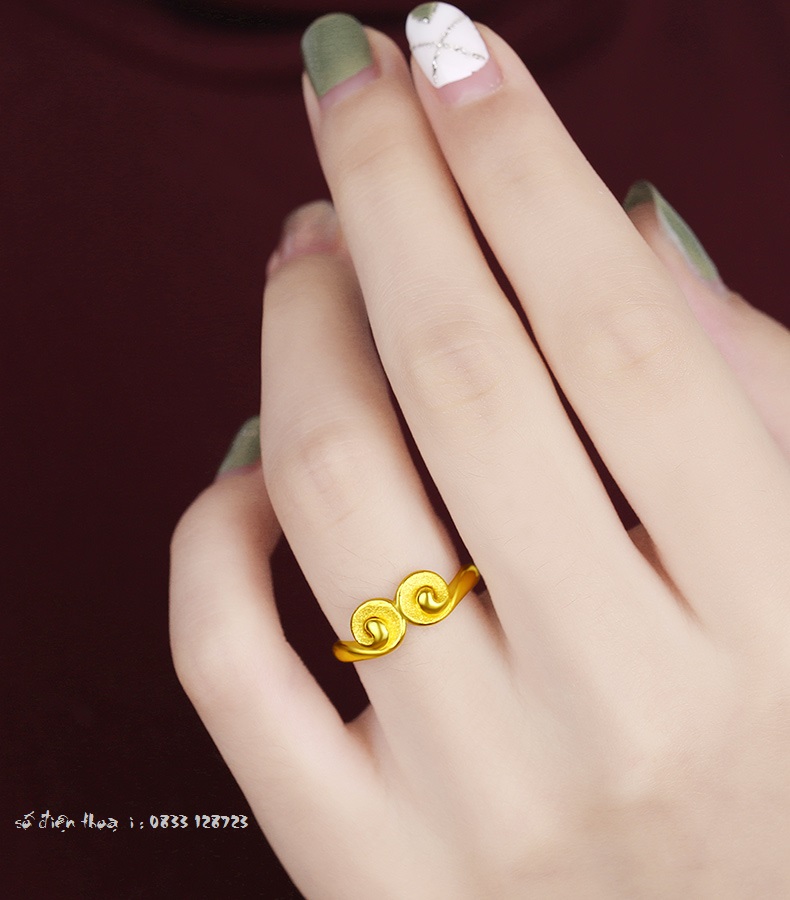 Nhẫn kim cô vàng 24k