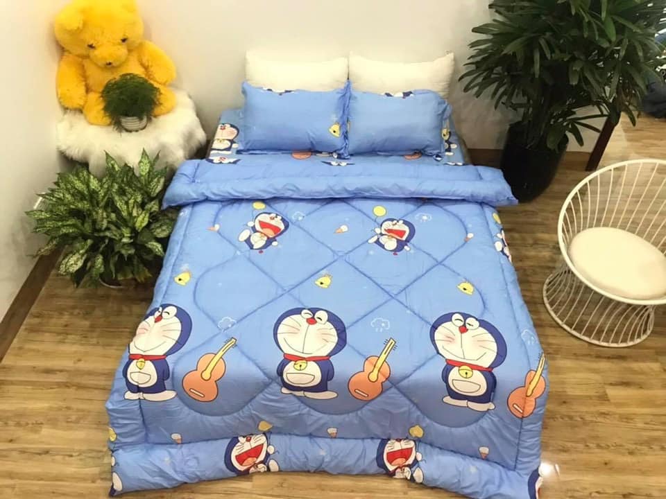 Set Chăn Ga Gối 5 Món Chần Phao