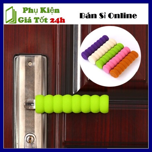 Miếng Đệm Tay Cầm Cửa Bằng Xốp Bọt Biển Đa Năng  Cửa Chống Va Chạm Bảo Vệ Trẻ Em