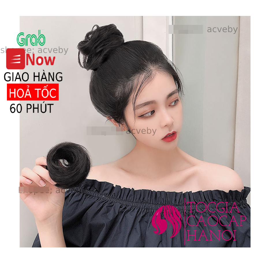 Sợi Tóc thật 100% - Búi cột thẳng