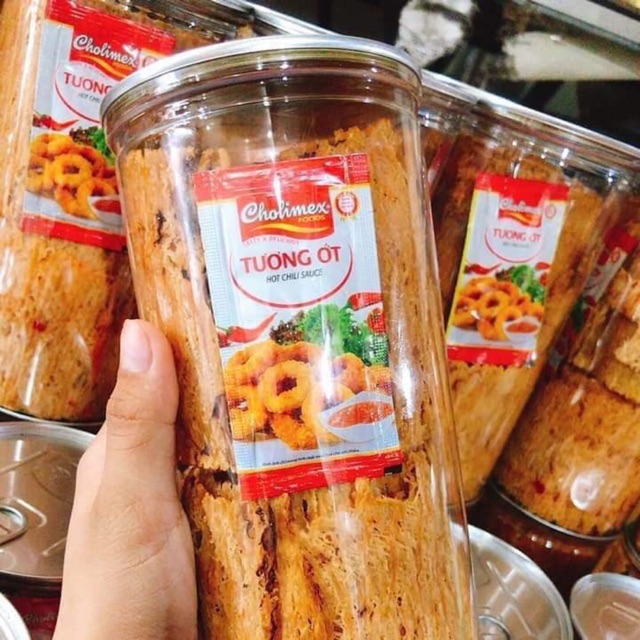 Mực cán tẩm vị 250g - Siêu Ăn Vặt