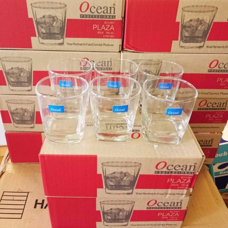 Bộ 6 cốc thuỷ tinh OCEAN made in Thai Lan