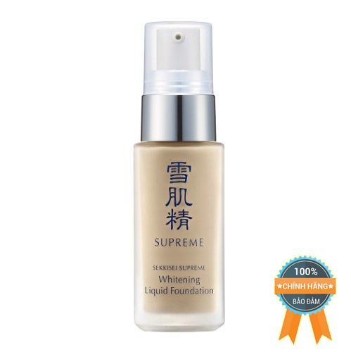 Kem Nền Kosé Sekkisei Supreme Whitening Liquid Foundation #410 30ml