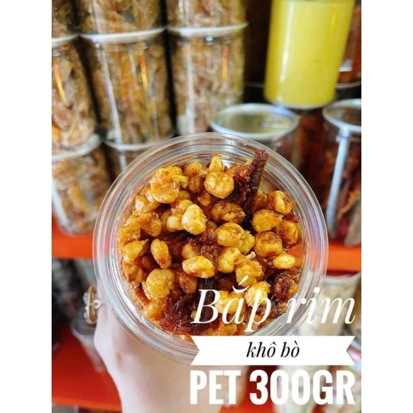 BẮP RIM KHÔ BÒ (hủ pet 300g)