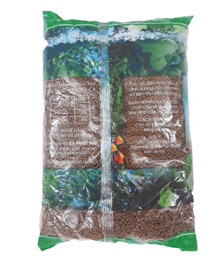 Combo 5 bịch Thức Ăn/Cám Cá ShangHai 500g (Viên vừa 3mm)