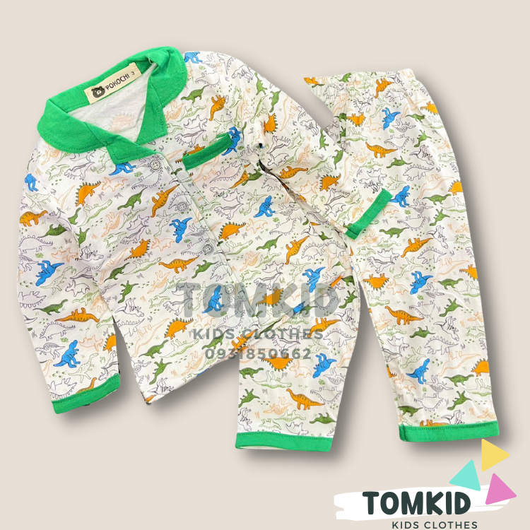 Đồ bộ cho bé, bộ pijama bé trai, đồ ngủ bé trai cotton mềm thoáng 9-23kg