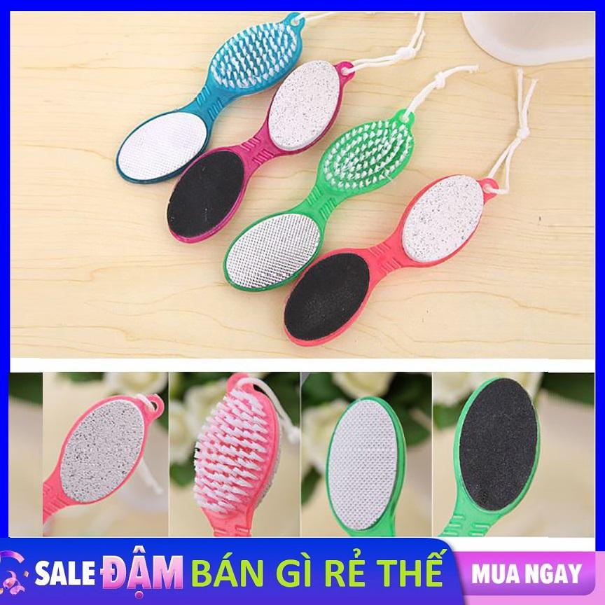 [HCM]Dụng cụ Đá bọt biển chà gót chân tẩy tế bào chết 4 in 1