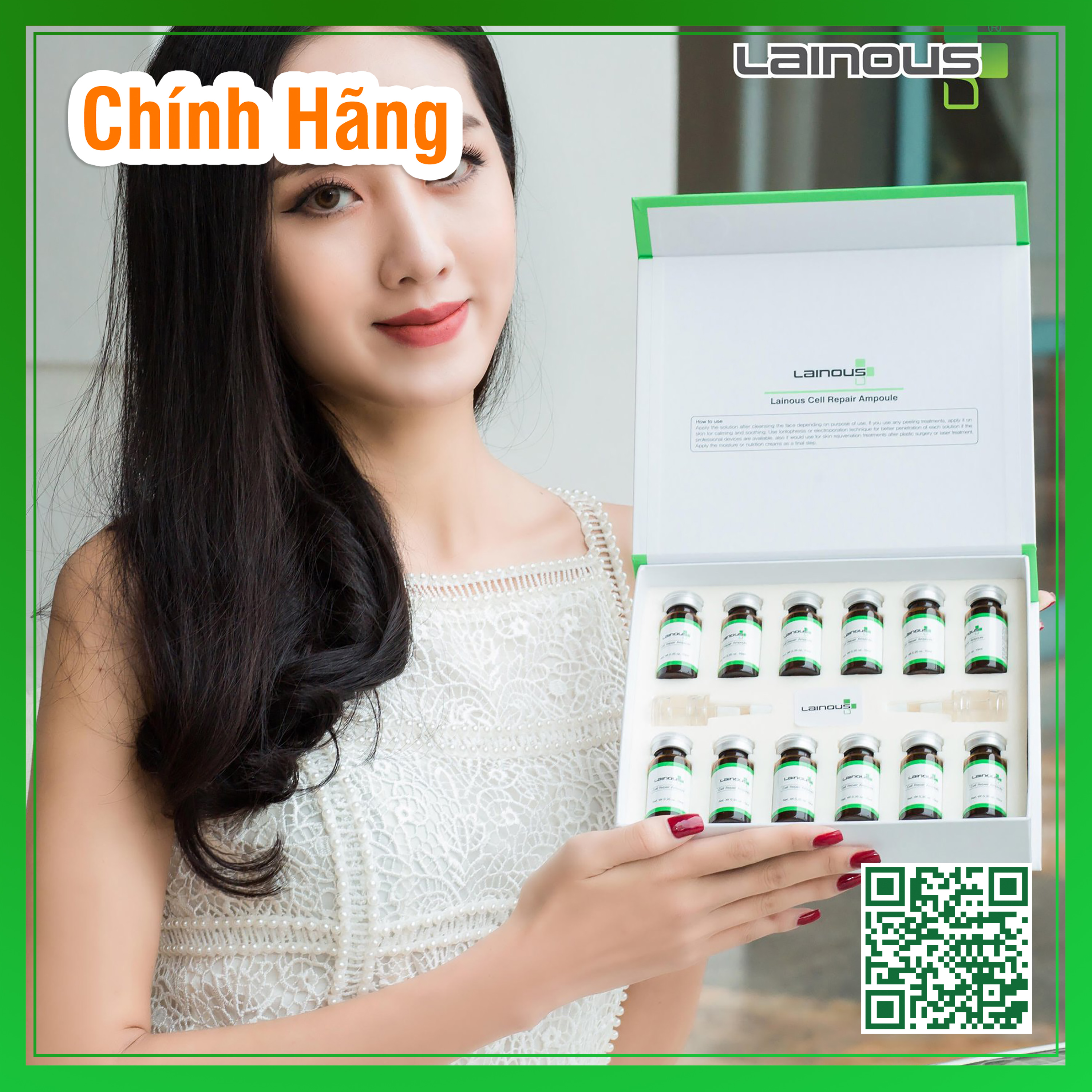 Bộ tế bào gốc lainous 12 lọ hàn quốc - chính hãng