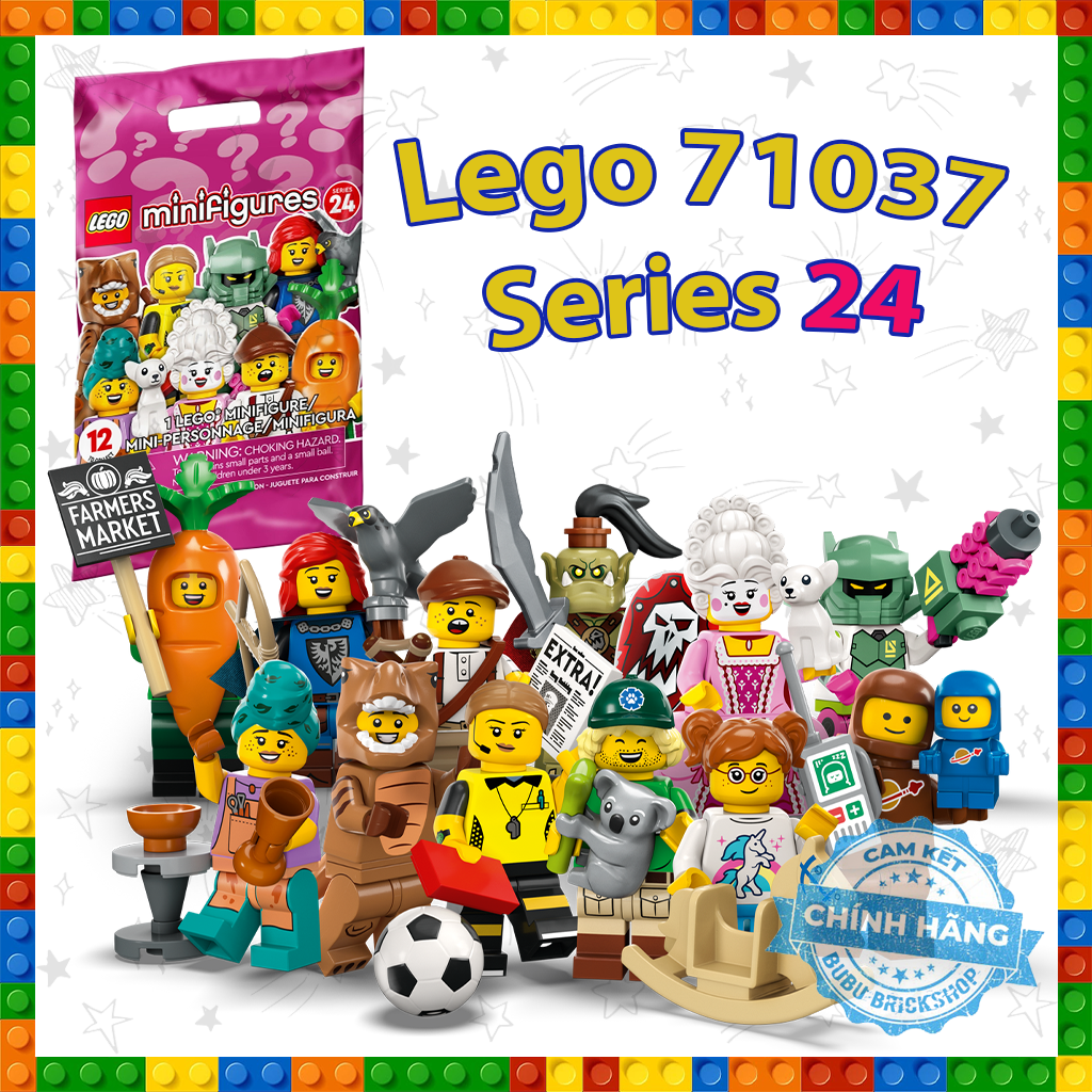 Lego minifigures 71037 - bộ xếp hình lego nhân vật series 24