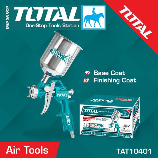Súng phun sơn 400cc Ingco ASG4041 Total TAT10401