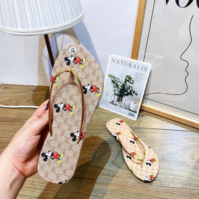 [HCM]Dép kẹp quai mảnh hình chuột (fom nhỏ)