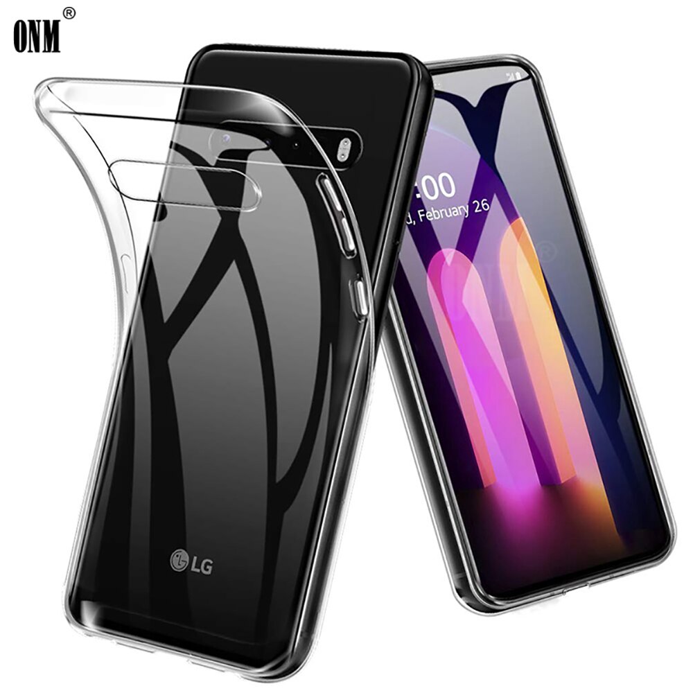 Ốp lưng silicon trong suốt cho lg v60 thinq, ốp lưng dẻo cho lg v60