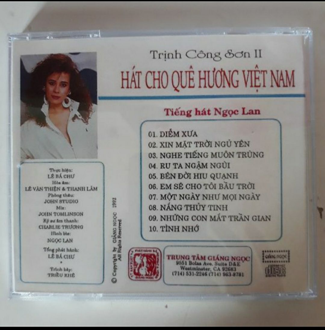 Bộ 4 cd Ngọc Lan 2 Mitsu phono