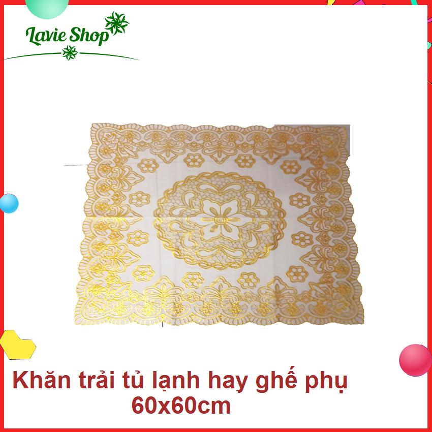 [HCM]Khăn trải - tủ lạnh - ghế phụ  60x60cm - FREE SHIP MAX