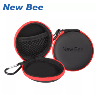 New Bee Portable Earphones Earbuds Carrying Bag Case Memory Card USB Cable Waterproof Organizer Box thumbnail