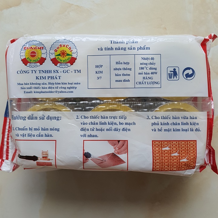Cuộn thiếc 0.9 mm - Lố 12 cuộn hàn thiếc