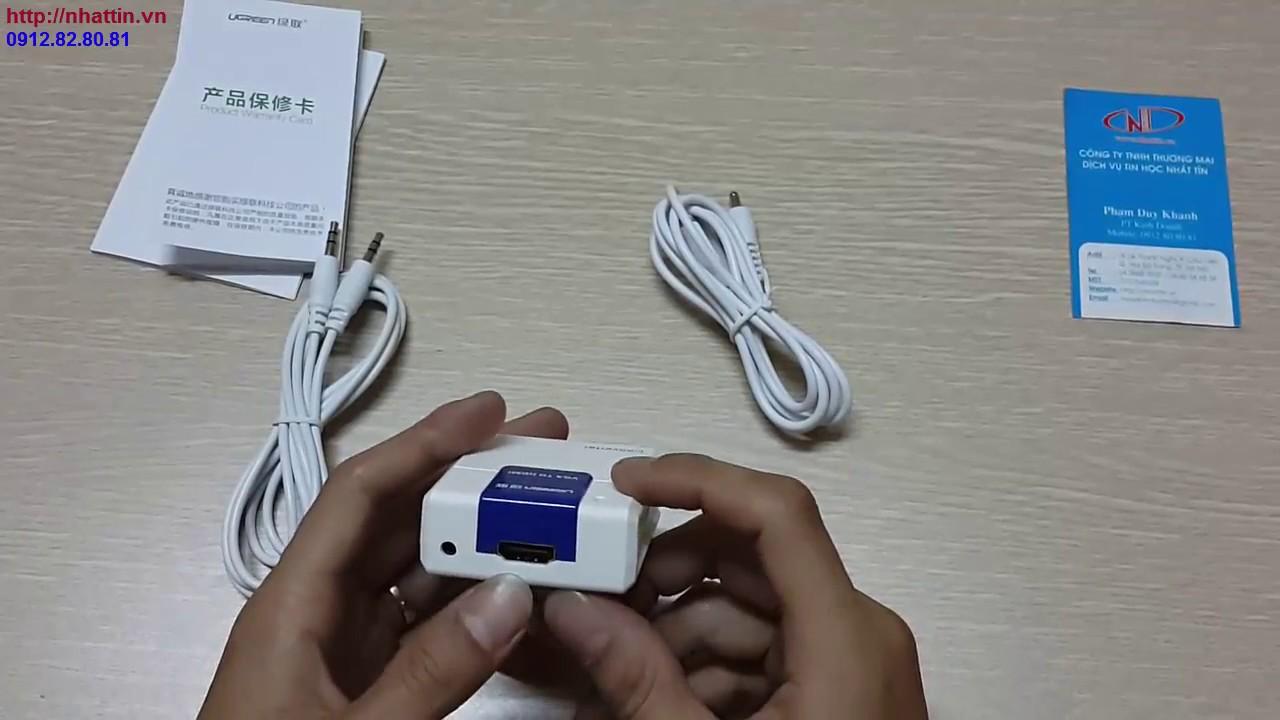 Bộ chuyển đổi VGA sang HDMI Ugreen UG-40224