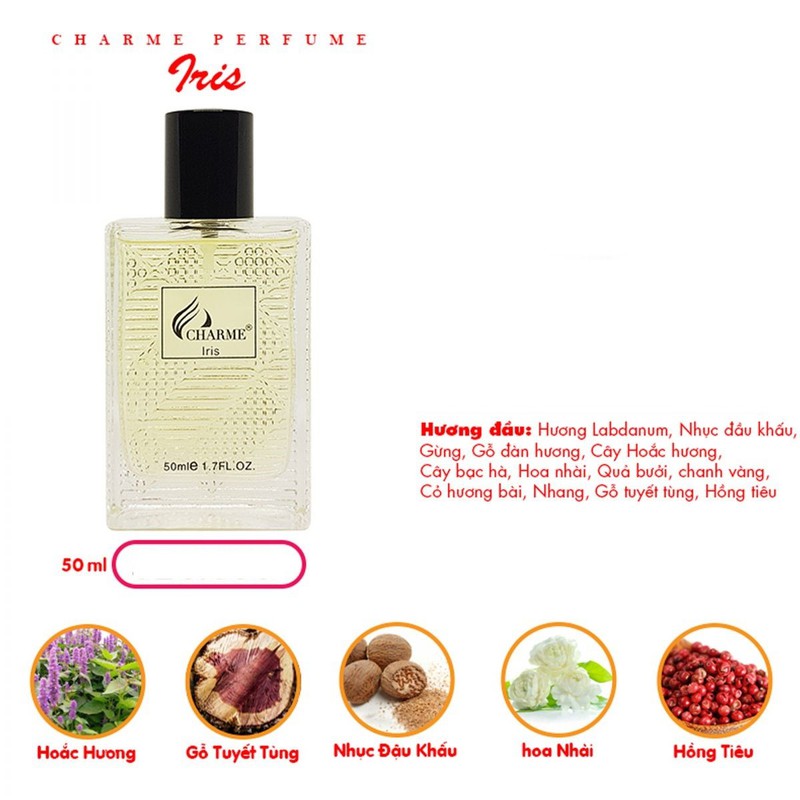 Nước Hoa Nam Iris 50ml