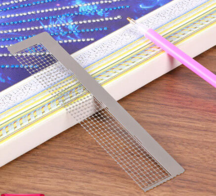 [HCM]Thước hỗ trợ làm tranh đính đá không lệch siêu thẳng hàng 13cm dành cho tranh Lavender Venus mona