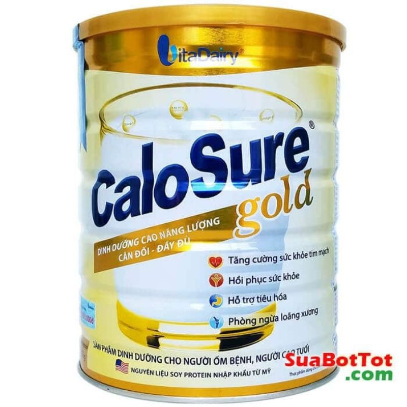 (Tích điểm đổi quà) Sữa bột Calosure Gold 900g (ít đường)