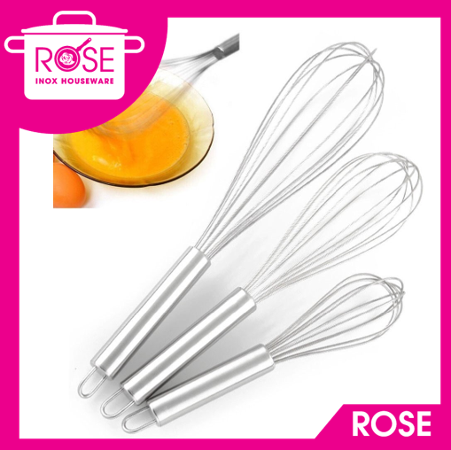 Dụng cụ đánh trứng, đánh bột, phớt đánh trứng bằng inox Cao Cấp dày LOẠI TỐT - an toàn cho sức khỏe